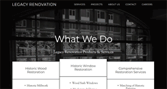 Desktop Screenshot of legacyrenovation.com